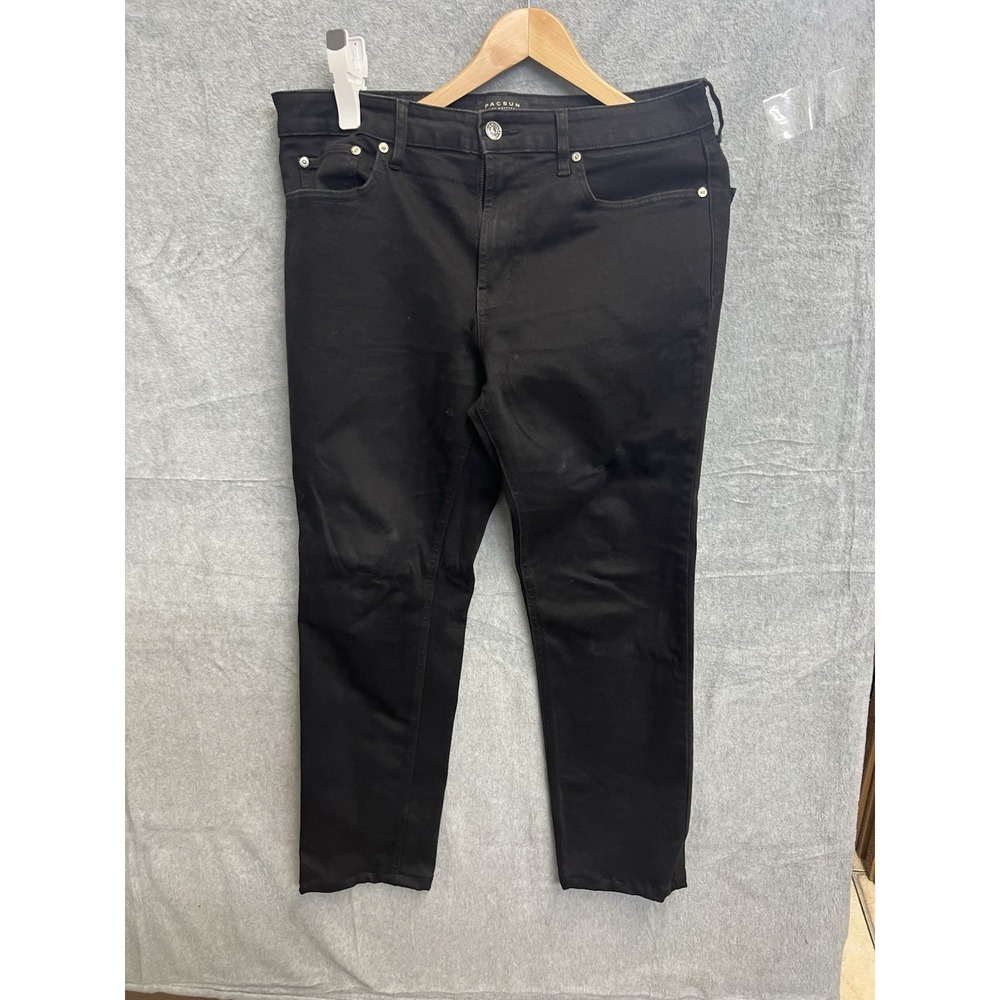 PacSun Los Angeles Slim Fit Black Denim Jeans Mens 34x32 Solid Casual Pants